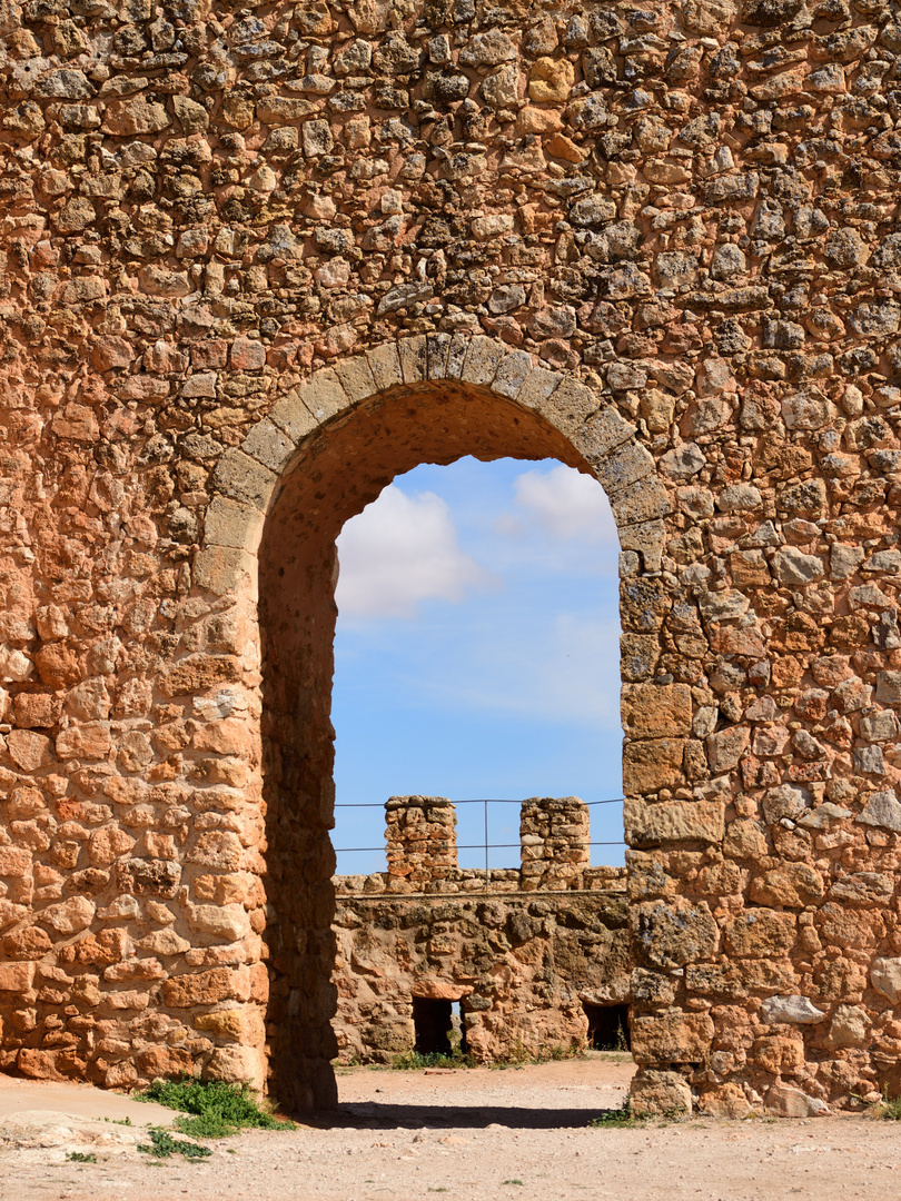 Durchblick, insight, la perspectiva,  Castillo Peñarroya,