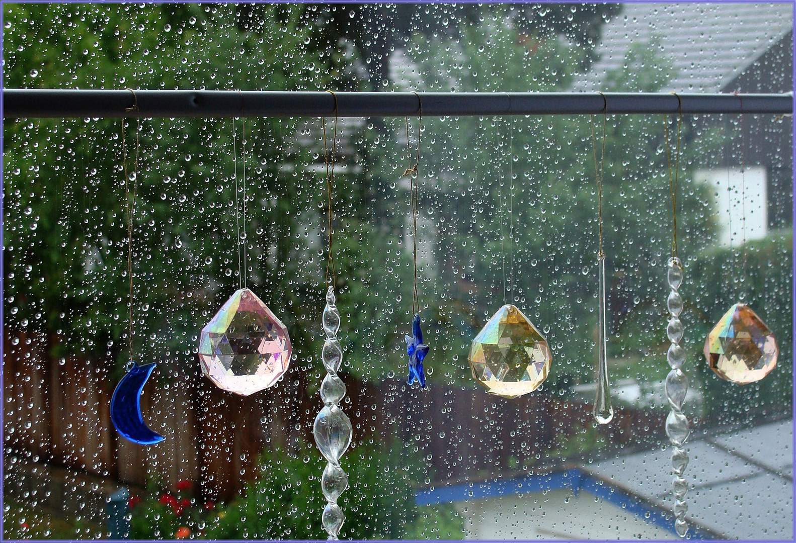 Durchblick, Regen-und-Glas-
