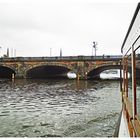 Durchblick und Durchfahrt Lombardsbrücke Hamburg