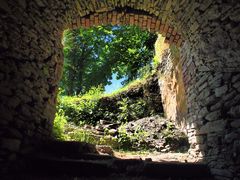 Durchblick vom Burgkeller