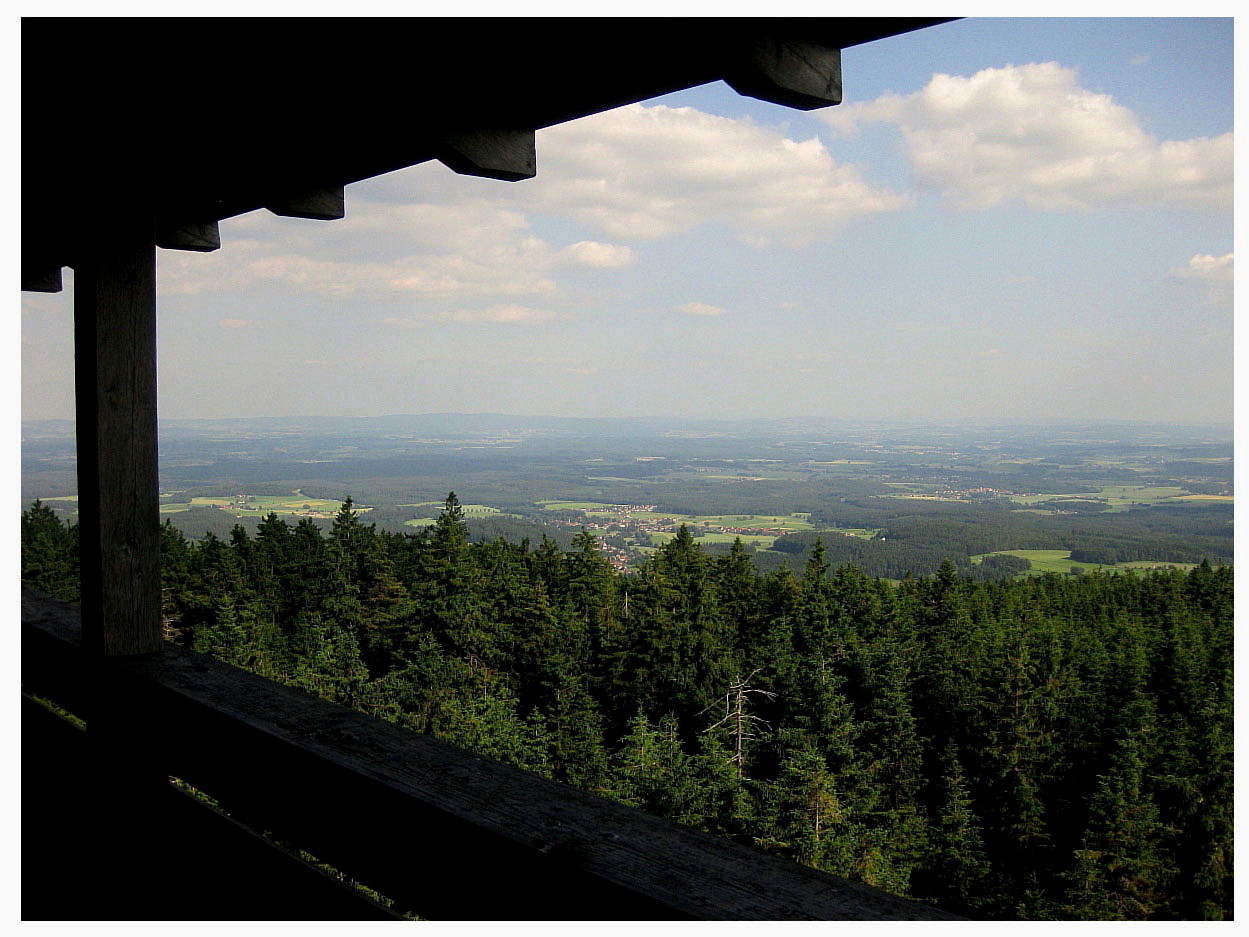 Durchblick vom Oberpfalzturm