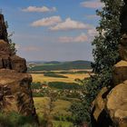 Durchblick vom Oderwitzer Spitzberg