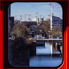 Durchblick vom S-Bahnhof Hammerbrook ...