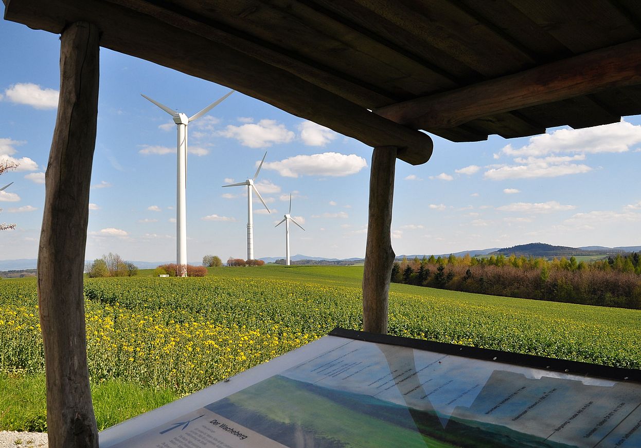 Durchblick vom Wacheberg