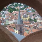 Durchblick von der Burg Wertheim