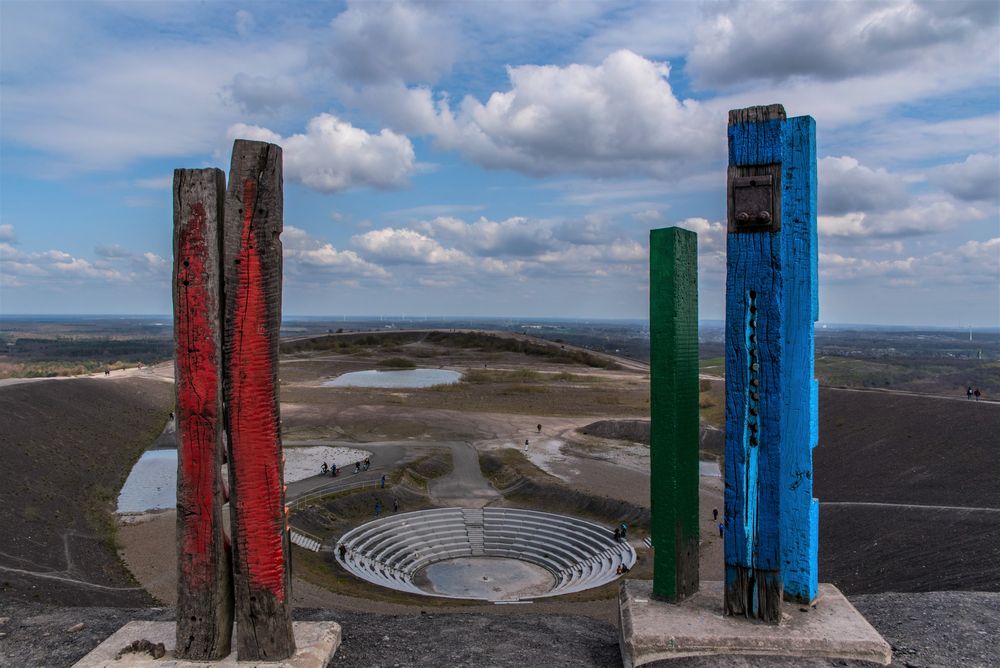 Durchblick von der Halde Haniel