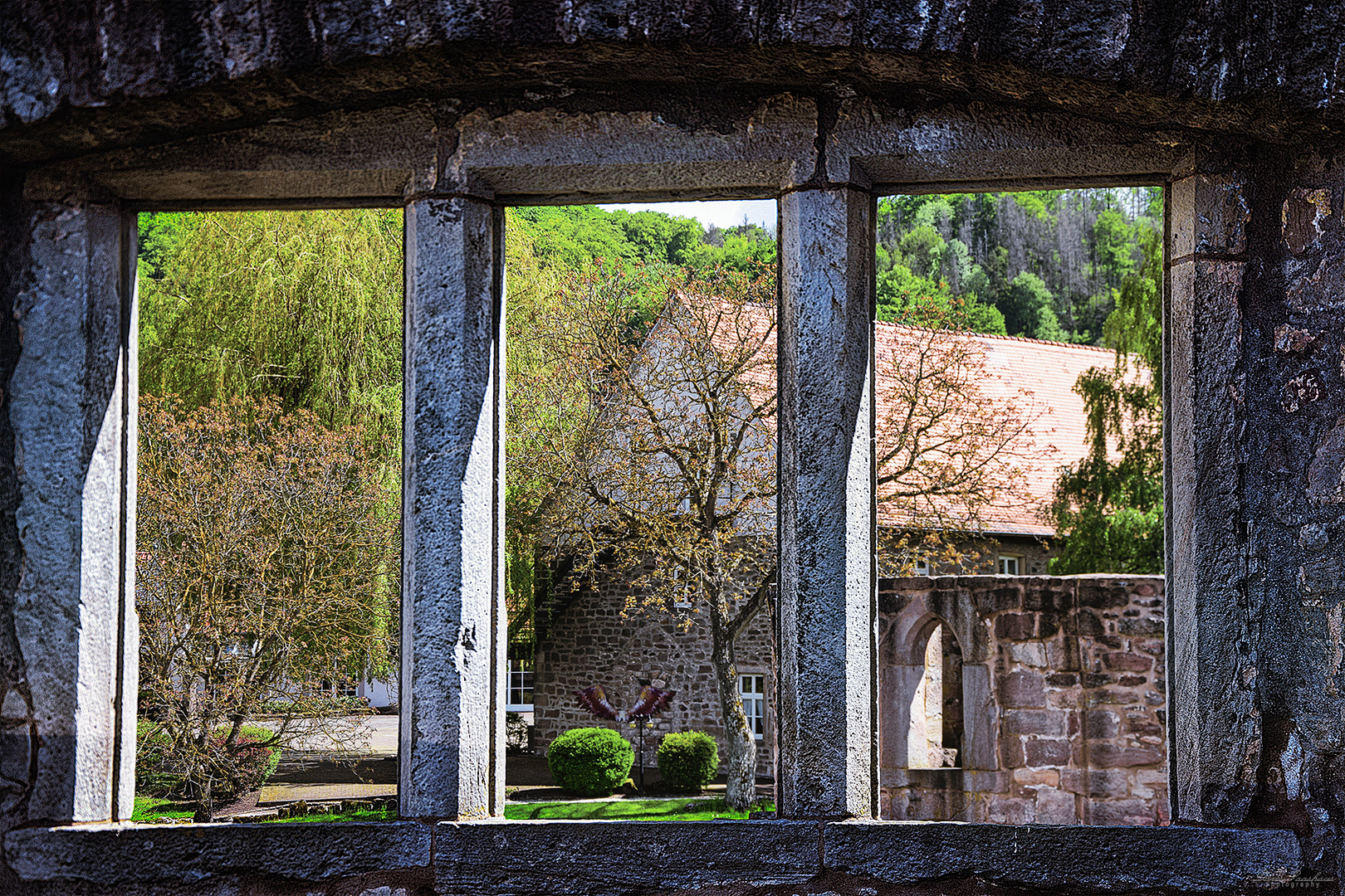 Durchblick von der Ruine