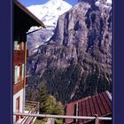 durchblick von mürren auf den mönch 1989