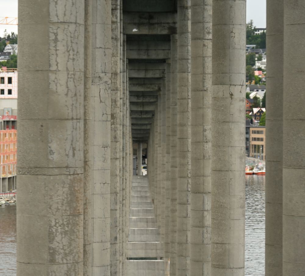 Durchblick während der Durchfahrt