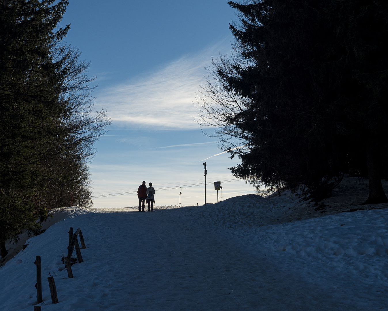 Durchblick - Winterweg