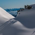 Durchblick zum Alpenhauptkamm