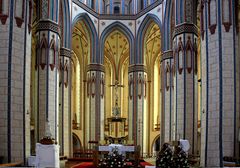 Durchblick zum Chorumgang Marienkirche Stargard