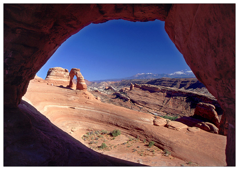 Durchblick zum Delicate Arch