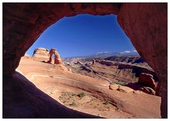 Durchblick zum Delicate Arch