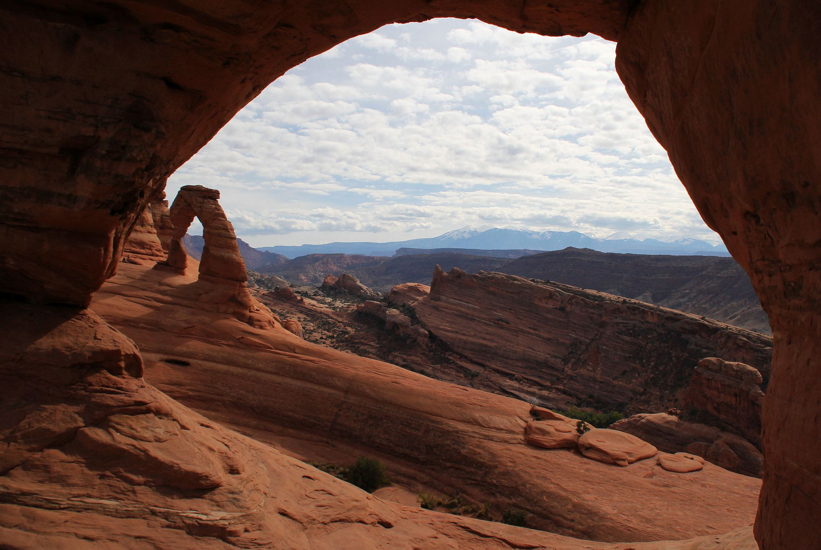 Durchblick zum Delicate Arch