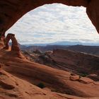 Durchblick zum Delicate Arch