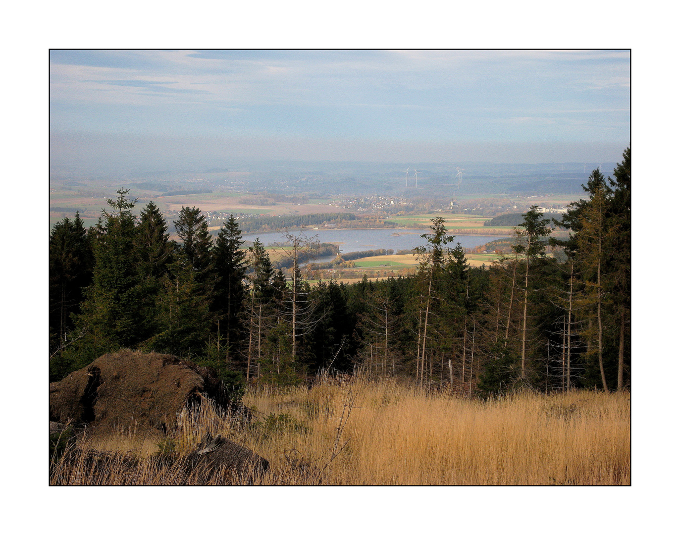 Durchblick zum Förmitzsee