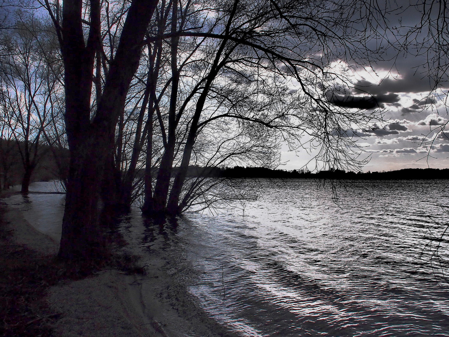 Durchblick zum Förmitzsee