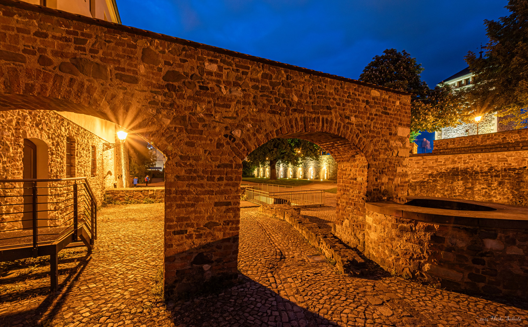 Durchblick zum Garten der Möllenvoigtei