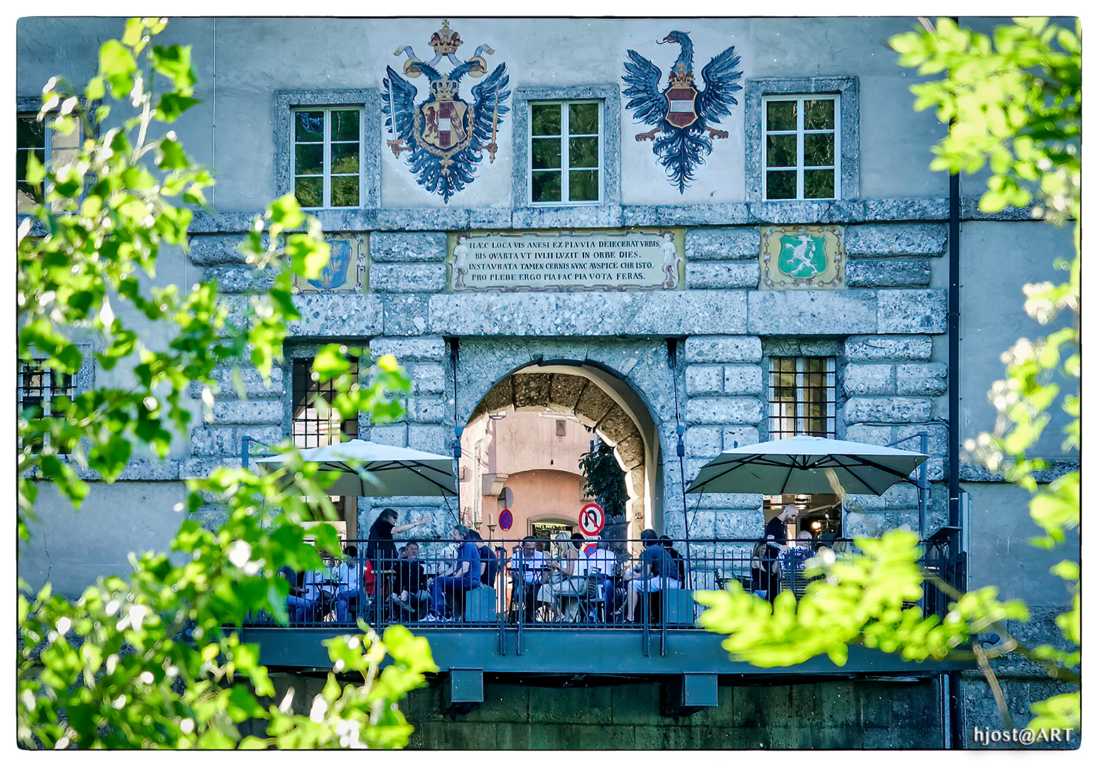 Durchblick zum Grünmarkt ...