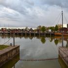 Durchblick zum Hafen in Althagen