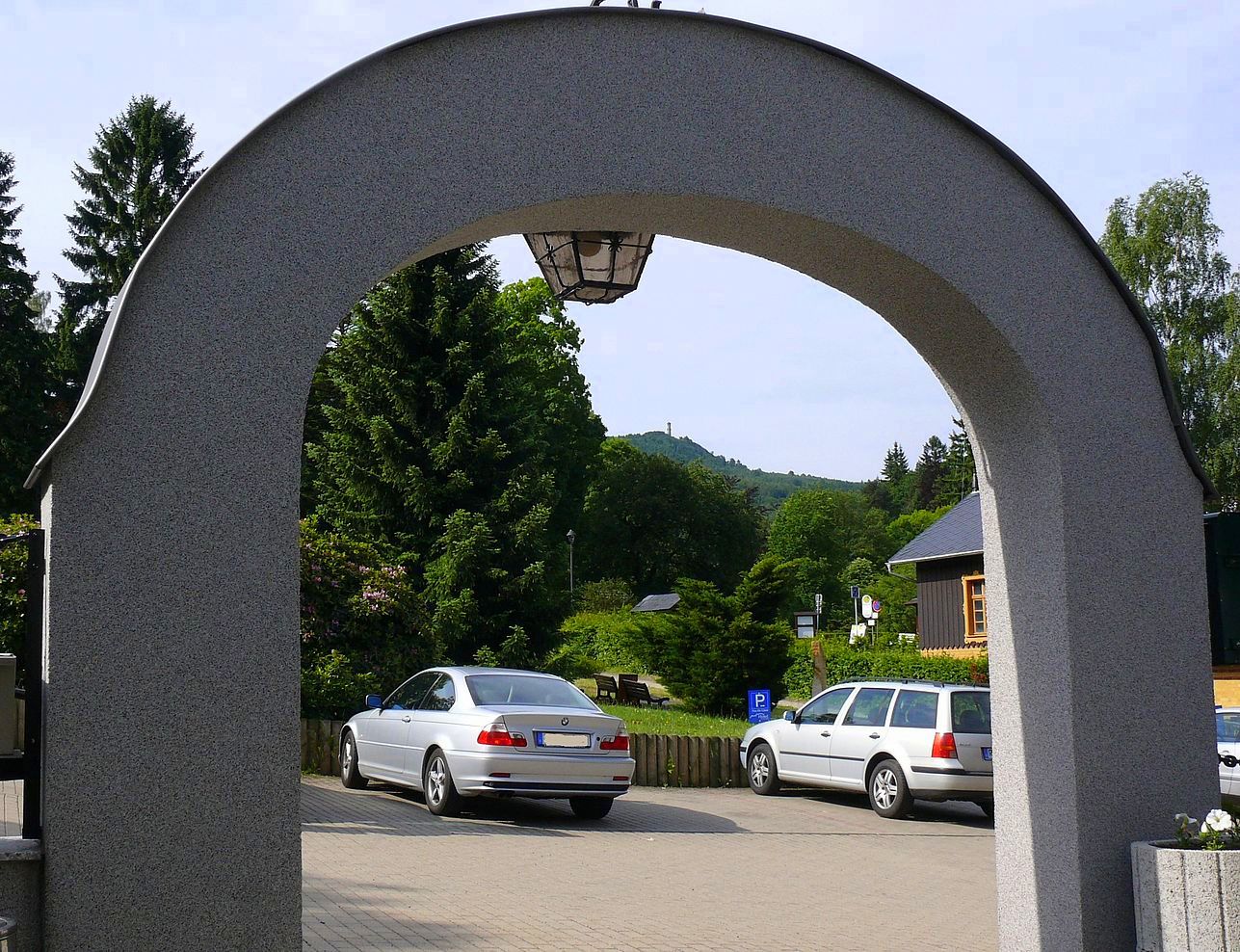 Durchblick zum Hochwald,