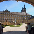 Durchblick zum Kloster Banz