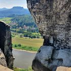 Durchblick zum Lilienstein**