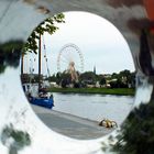 Durchblick zum Riesenrad