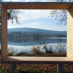 Durchblick zum Schneeberg