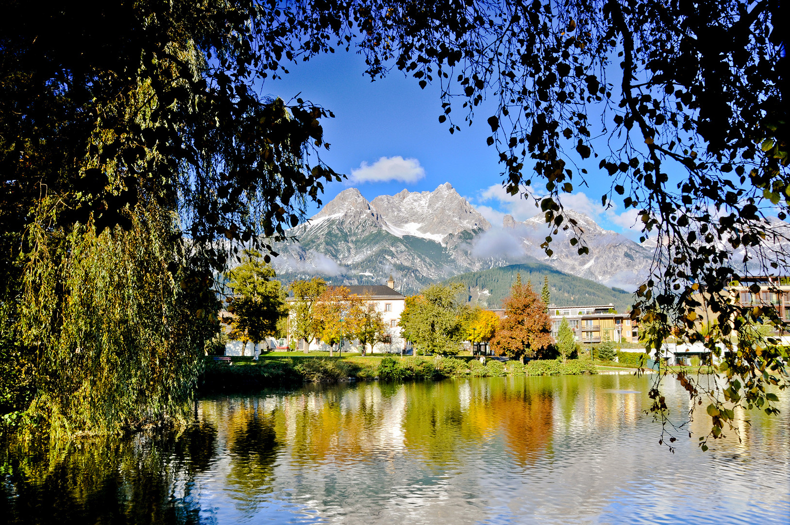 Durchblick zum Steinernen Meer