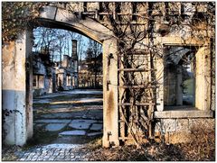 Durchblick zum Weißenstädter Kurpark