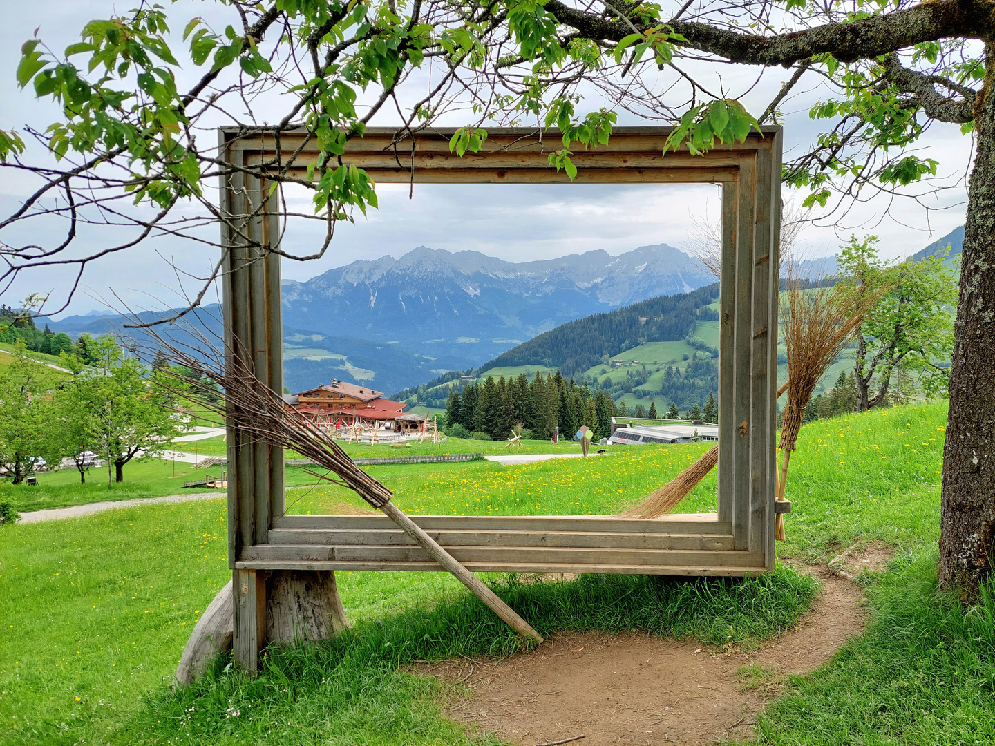 (Durch)Blick zum Wilden Kaiser