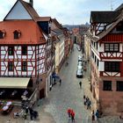 Durchblick zur Altstadt Nürnbergs