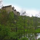 Durchblick zur Burg Loket