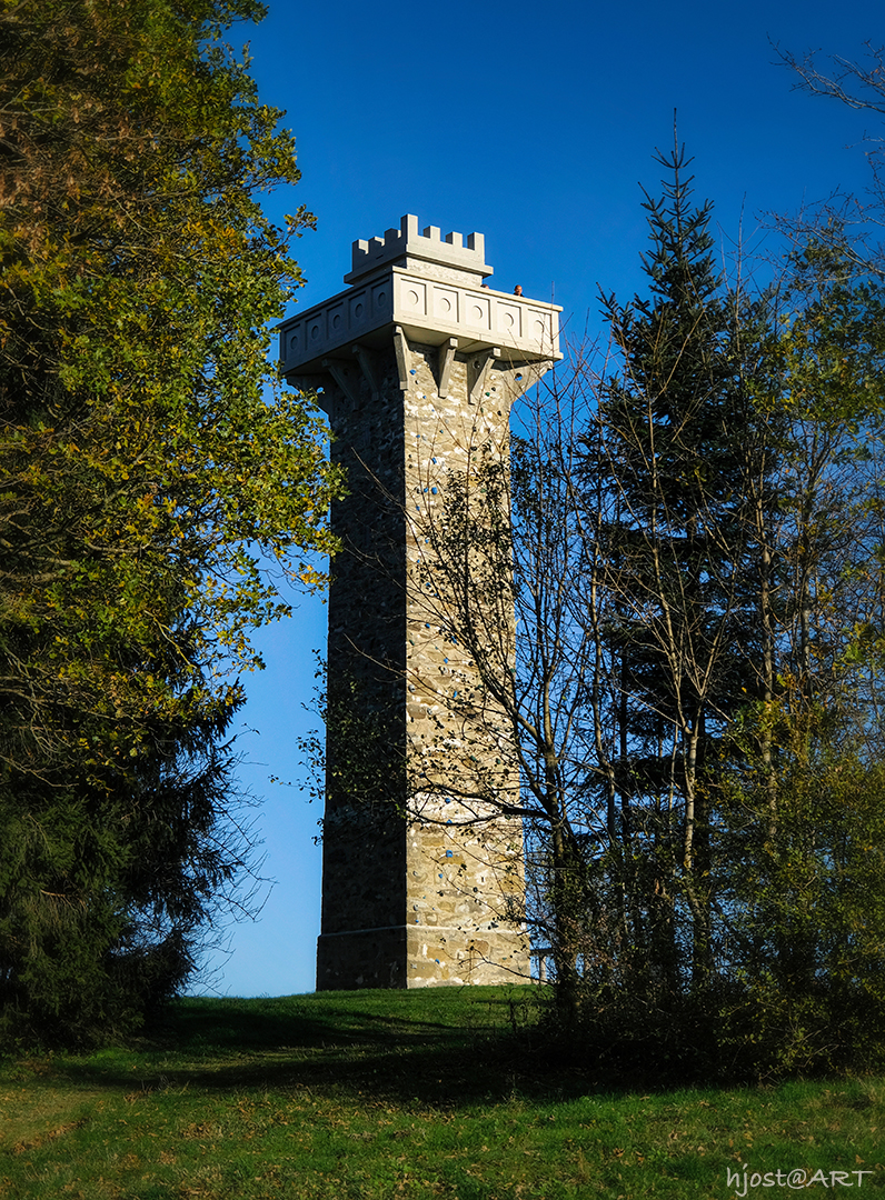 Durchblick zur Elisabeth-Warte