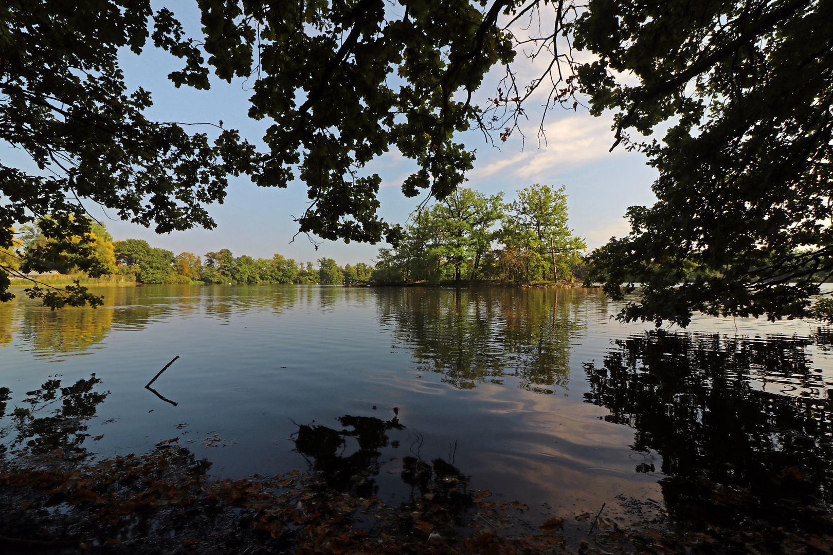 Durchblick zur Insel