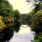 Durchblick zur Rakotzbrücke