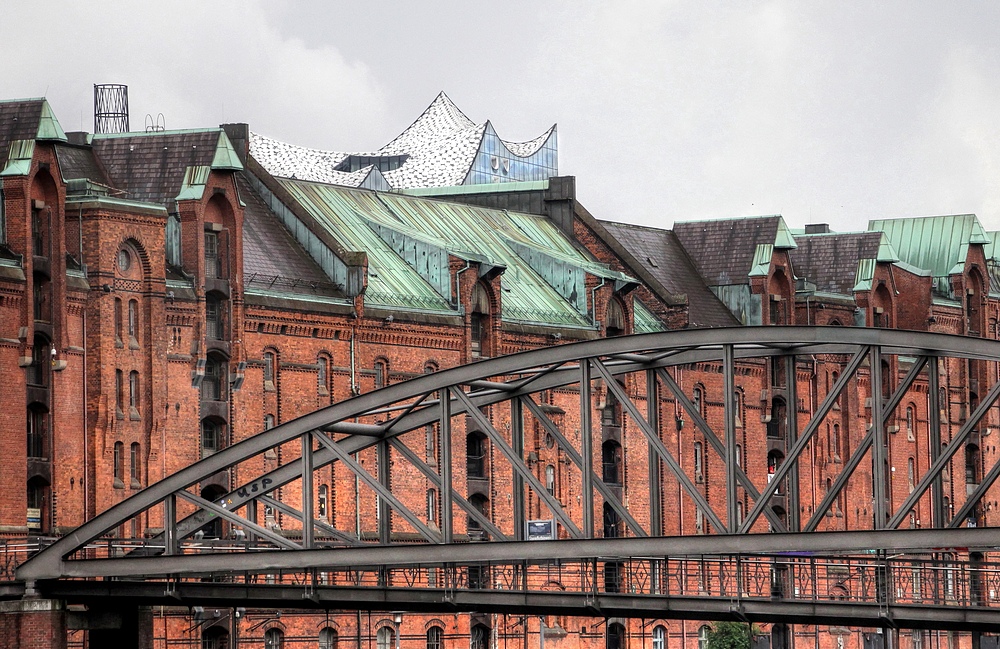 Durchblick zur Speicherstadt...