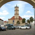 "Durchblick" zur Stadtkirche am Marktplatz