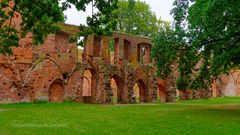 DURCHBLICK ZURÜCK - KLOSTERRUINE ELDENA