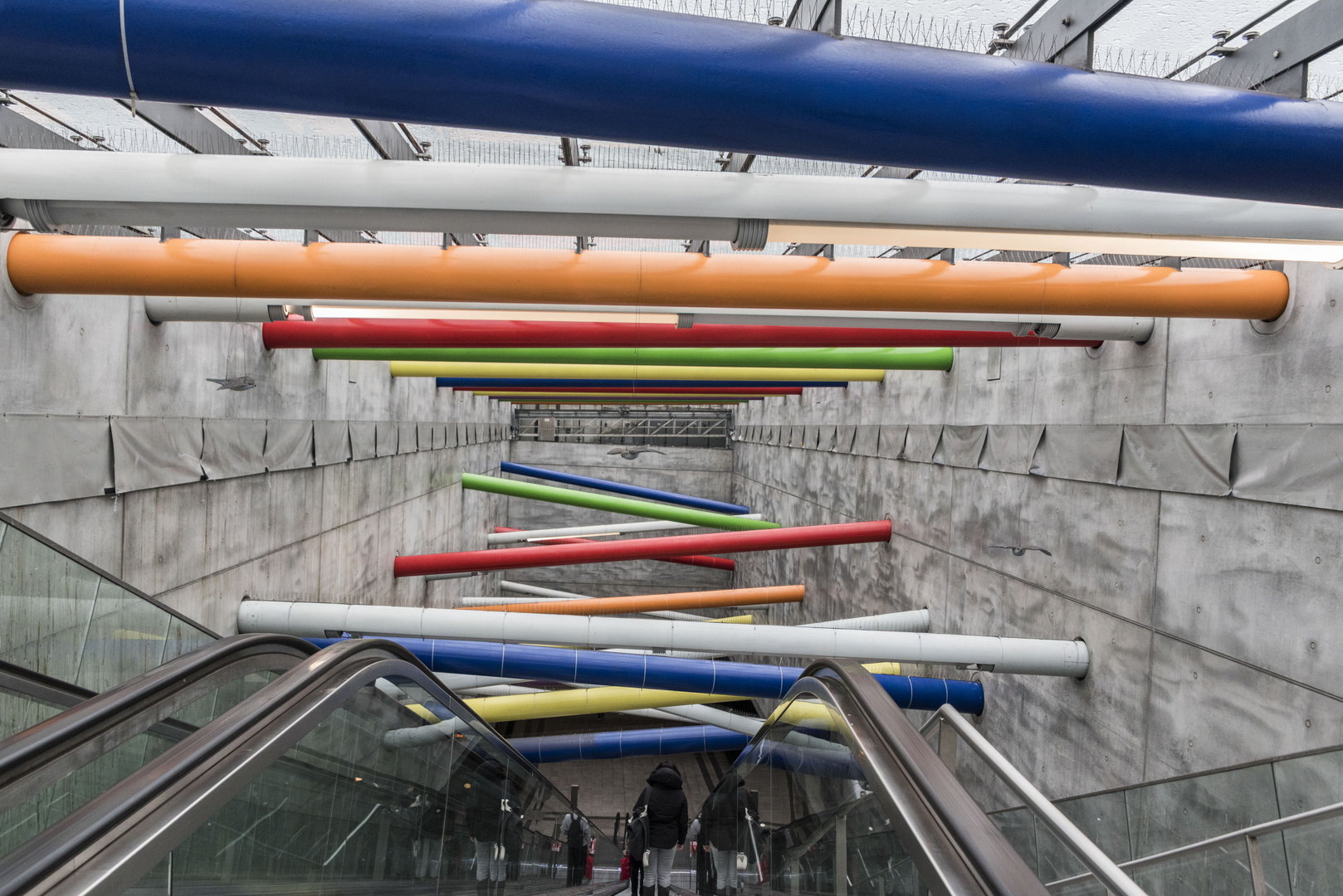 Durchblicke am Bayerischen Bahnhof in Leipzig