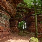 Durchblicke gibt es bei den Altschlossfelsen bei Eppenbrunn genug.