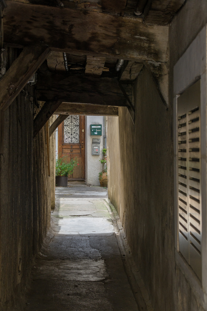 Durchblick/gang gesehen in Auxerre