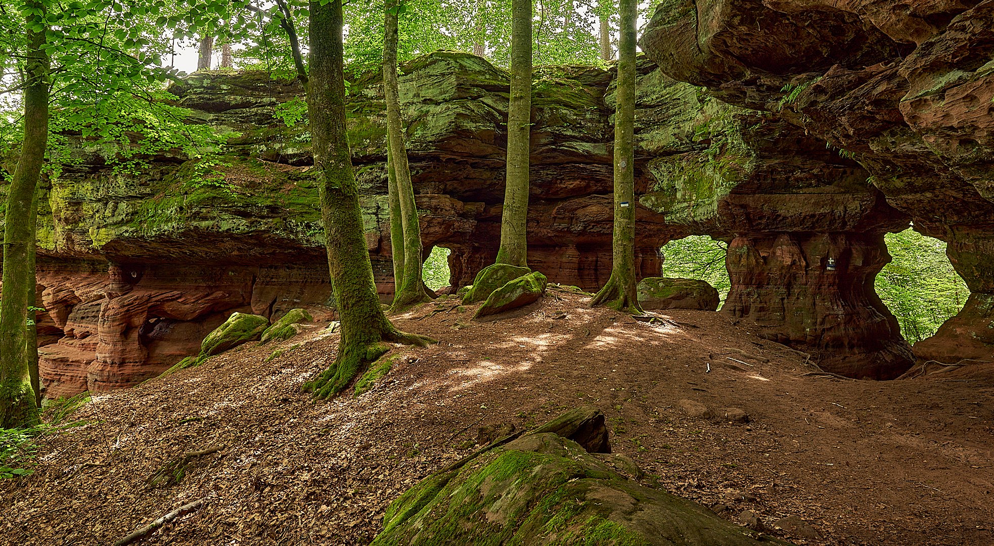 Durchblicklöcher in den Altschlossfelsen, mein Beitrag zum Thema, Donnerstag mit Durchblick.