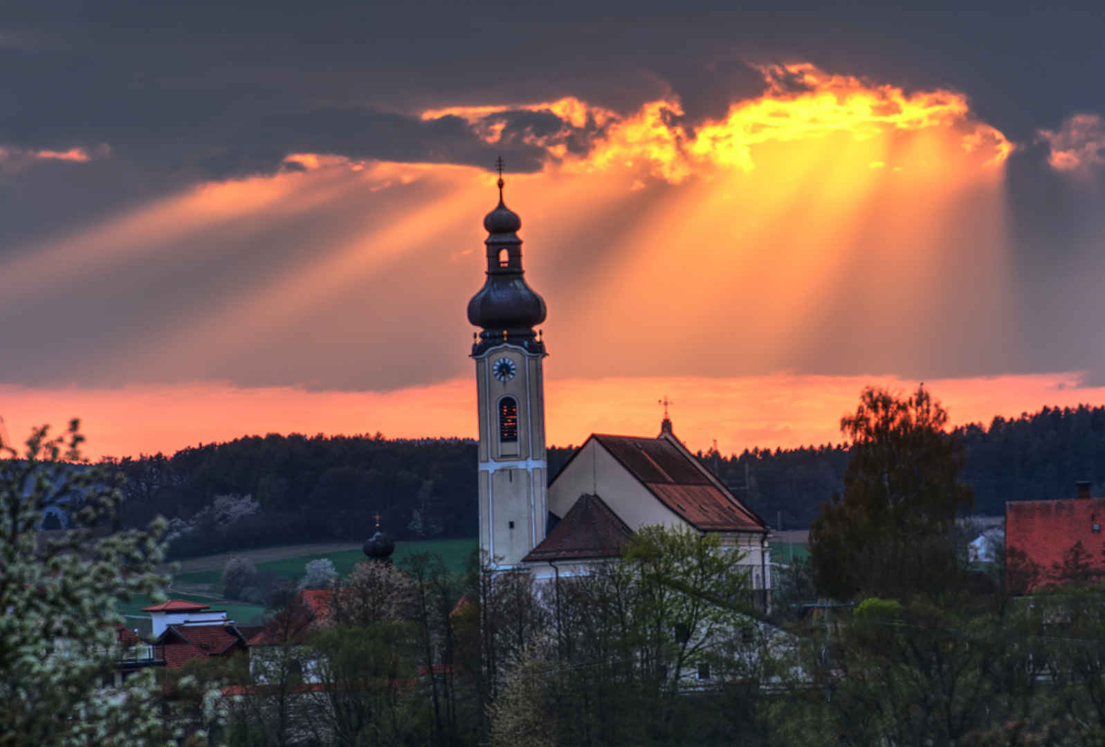 Durchbruch der Sonne