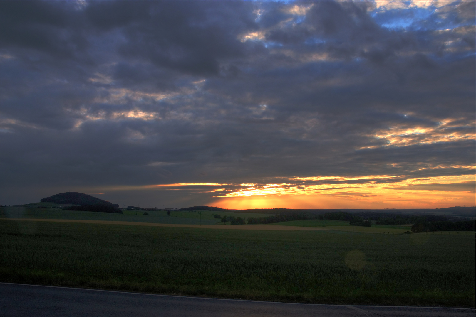 Durchbruch der Strahlen