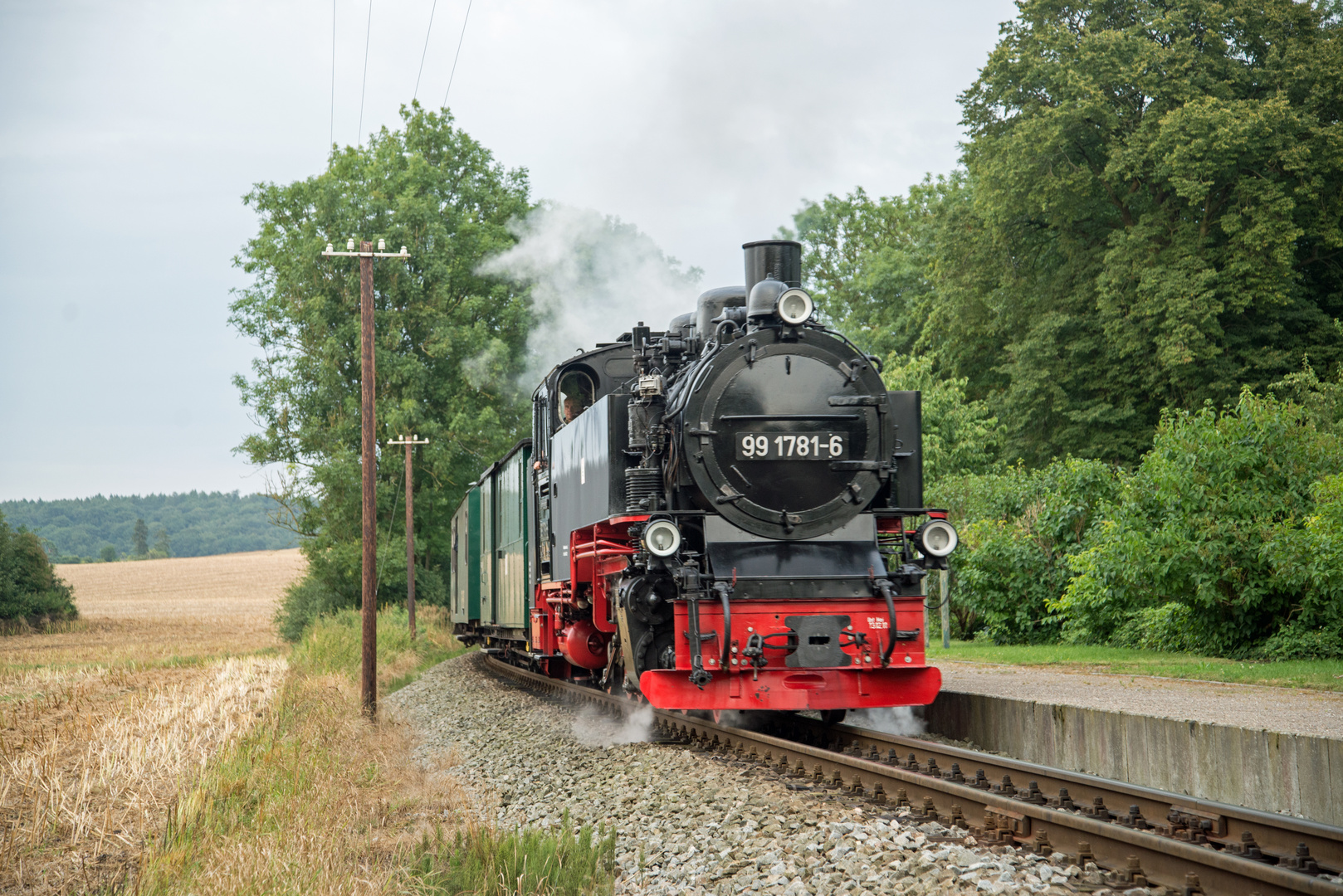 Durchfahrt am Hp Posewald