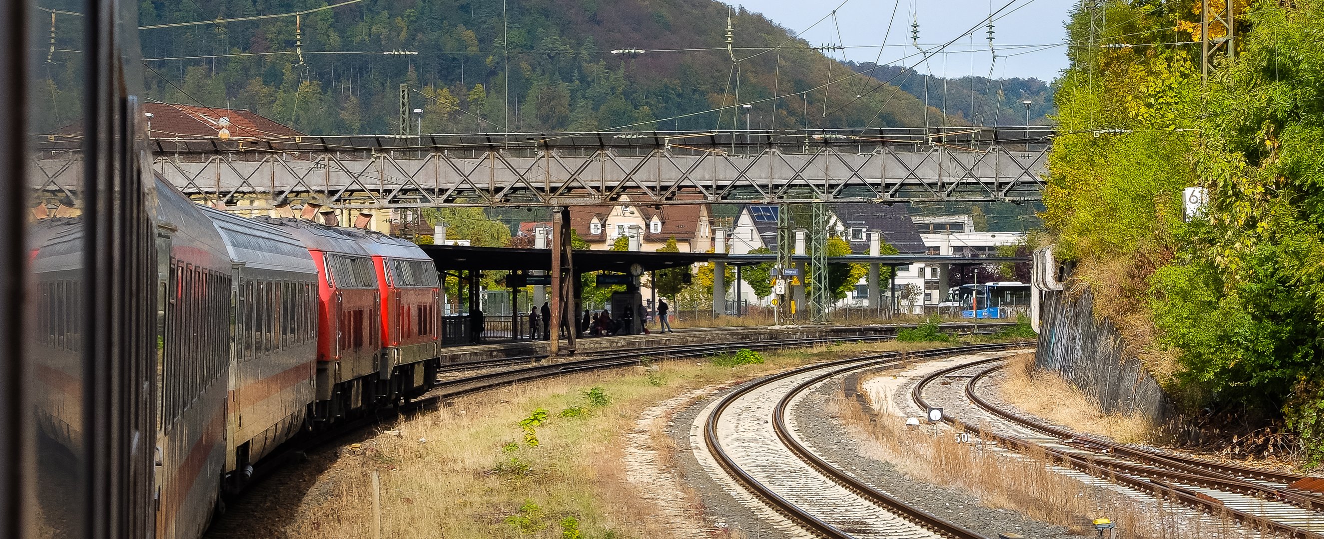 Durchfahrt Bahnhof Geislingen