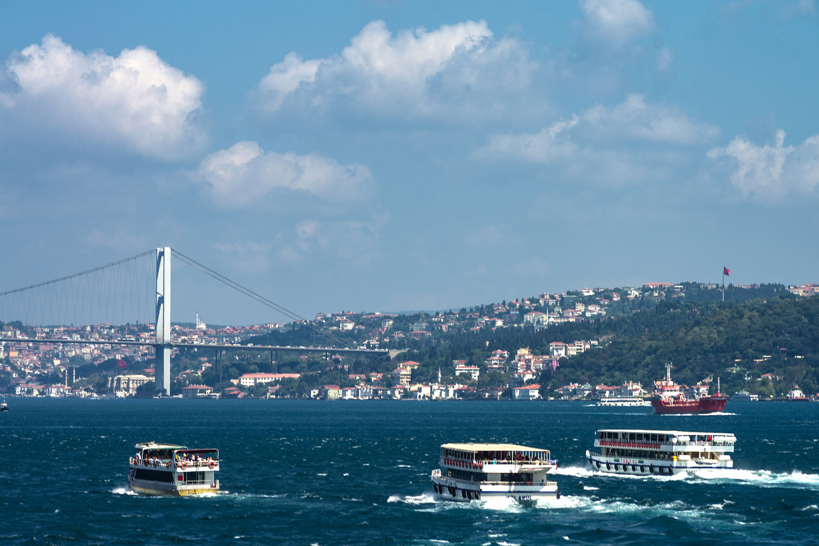 Durchfahrt Bosporus zum Schwarzen Meer 03